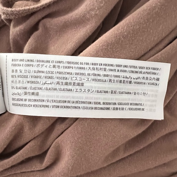 Abercrombie & Fitch - Soft Brown Cowl Neck Bodysuit - Picture 7 of 7